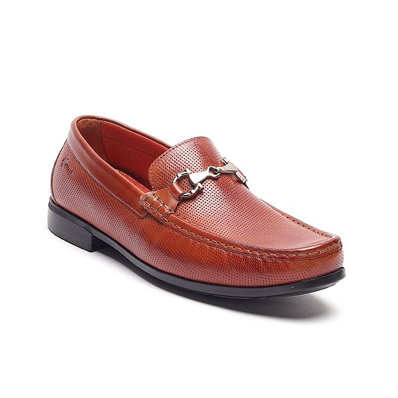 GABICCI TAN MEN BOYLE FORMAL SLIP ON LEATHER SHOES