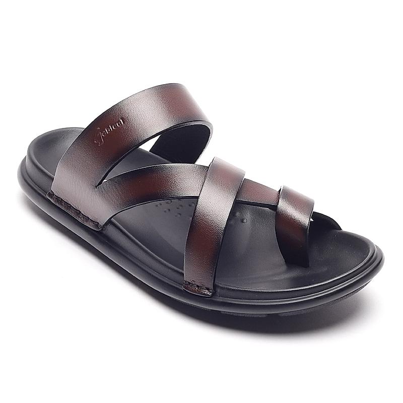 GABICCI ROYAL OAK MEN MARTIN LEATHER SANDALS