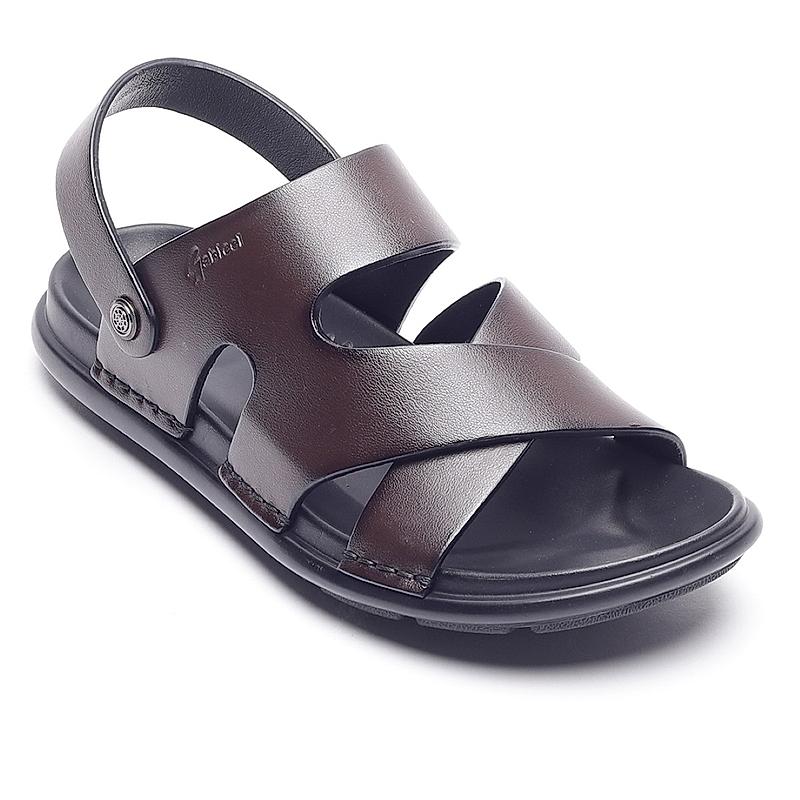 GABICCI ROYAL OAK MEN COPPOLA LEATHER SANDALS