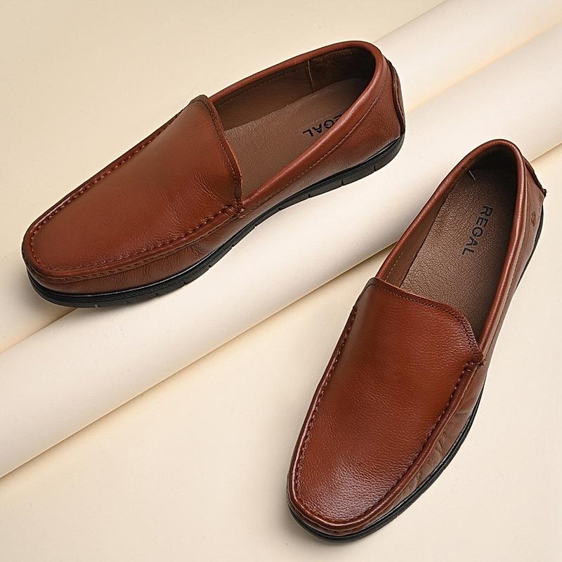 Regal Tan Men Casual Driving Loafers