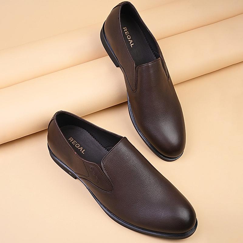 Regal Brown Men Classic Slip Ons