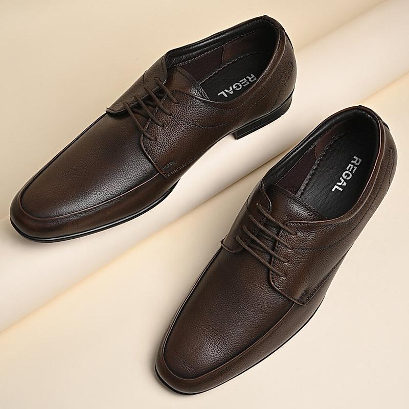 Regal Brown Men Leather Lace Ups