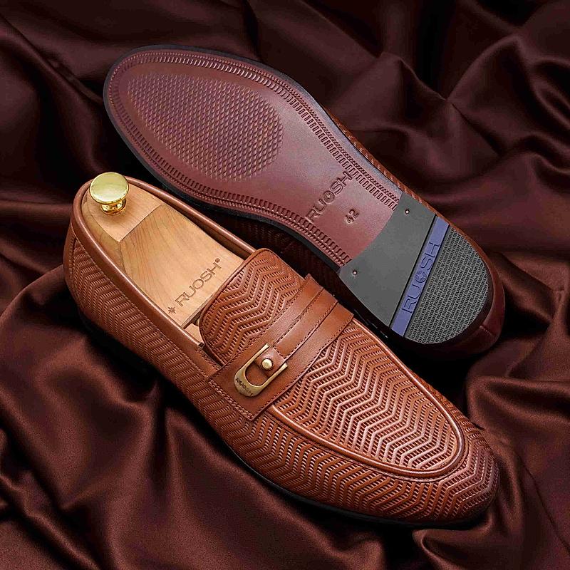 RUOSH TAN MEN CASUAL SLIP-ON SHOES