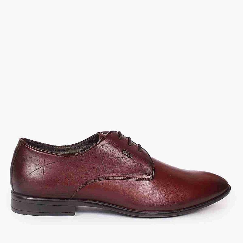 LEE COOPER BORDO MENS LEATHER DERBY SHOES