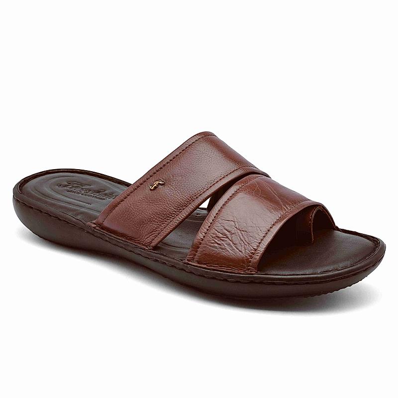 FLORSHEIM TAN MEN FLIP FLOPS