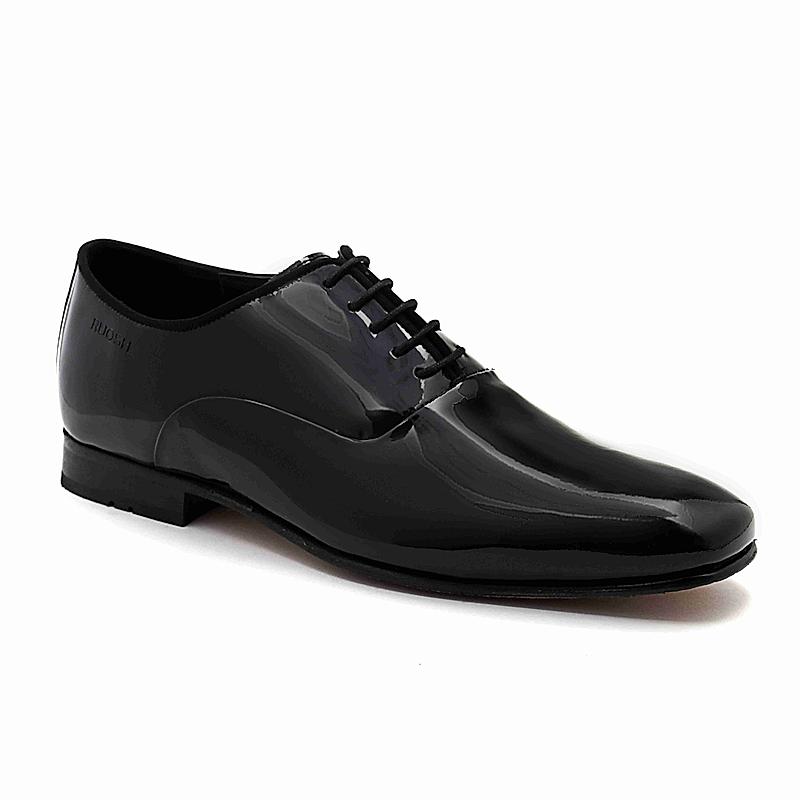 RUOSH BLACK MEN DERBY SHOES