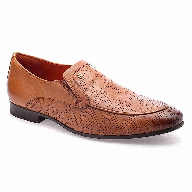 RUOSH BROWN MEN CASUAL SLIP-ON SHOES