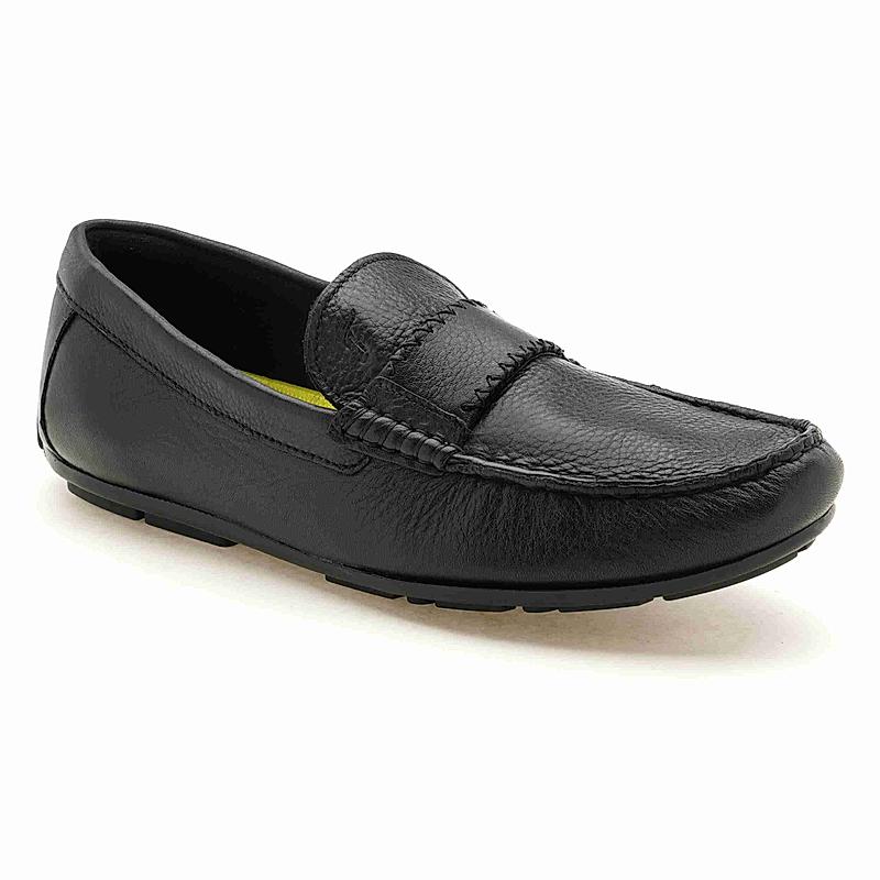 FLORSHEIM BLACK MEN DRIVERS CASUAL SLIP ON SHOES