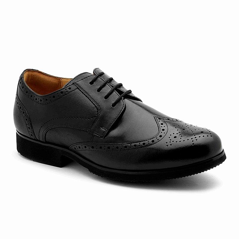 FLORSHEIM BLACK MEN ULTRA COMFORT DERBY SHOES