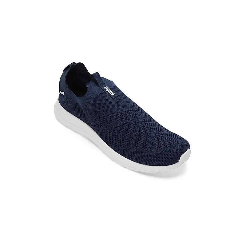 PUMA MEN NAVY CIRQUE SLIP ON SNEAKERS