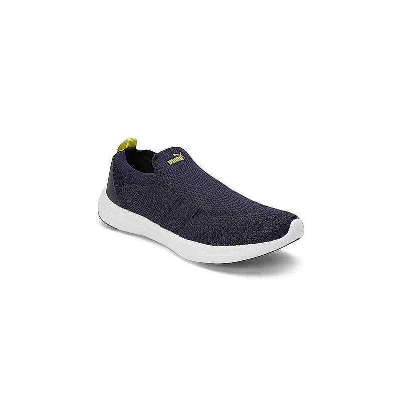 PUMA MEN NAVY SOFTRIDE HELLAS SLIP ON SNEAKERS