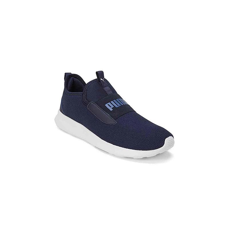 PUMA MEN NAVY FLAMECREST SLIP ON SNEAKERS