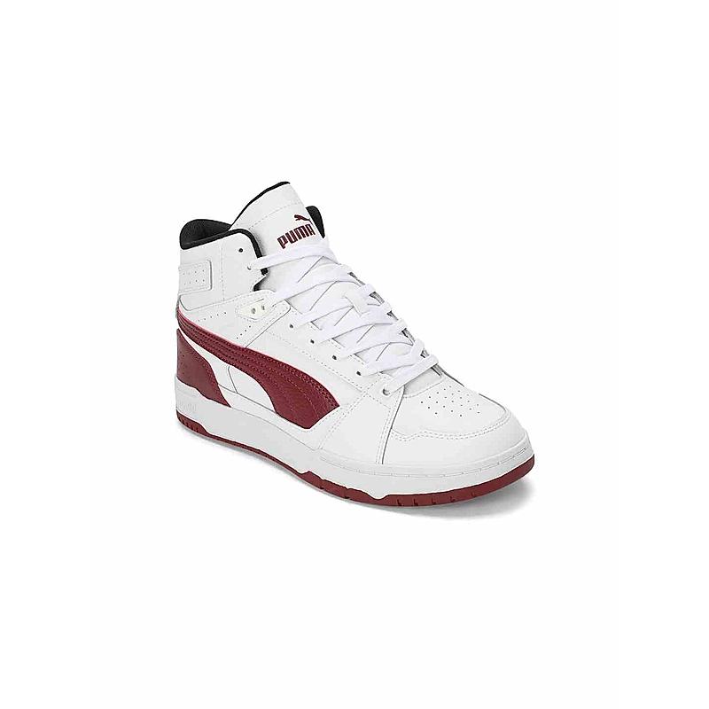 PUMA MEN RED RBD GAME NOVA MID LACE UP SNEAKERS