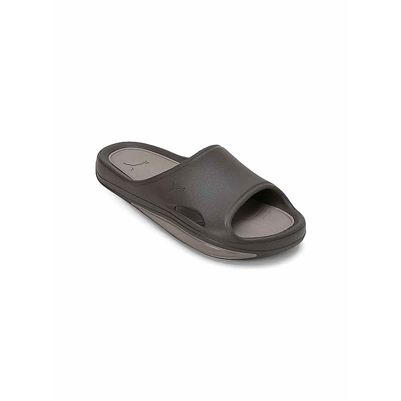 PUMA MEN GREY LITHEN INJEX SLIDERS