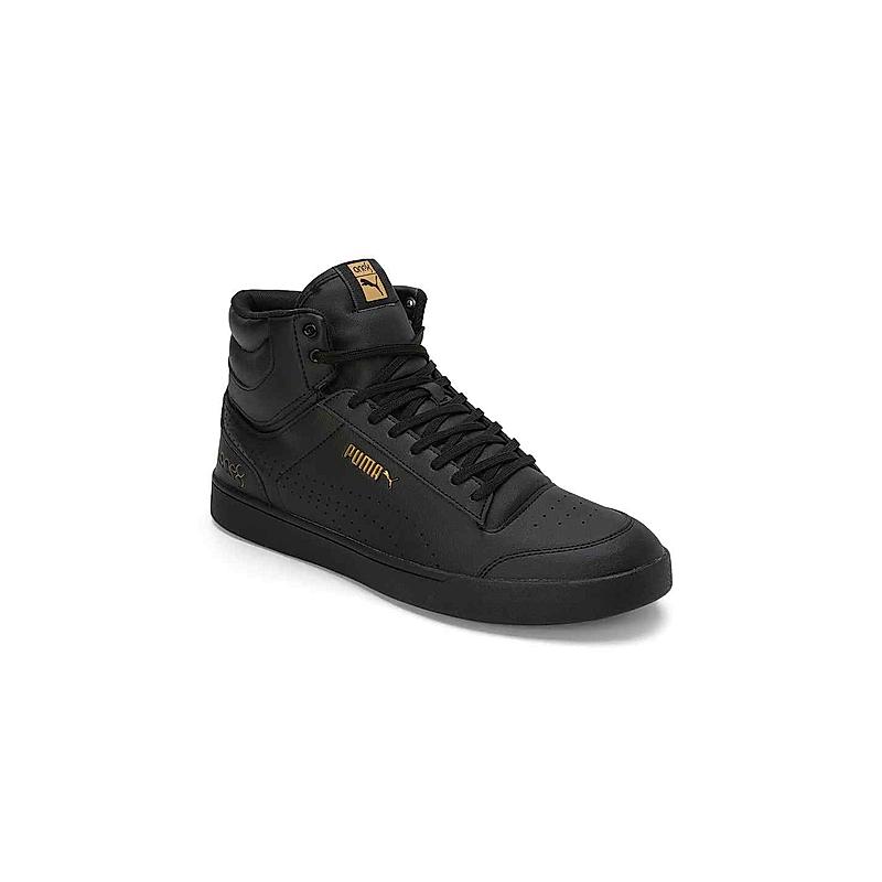 PUMA MEN BLACK SHUFFLE MID ONE8 BETTER V3 LACE UP SNEAKERS