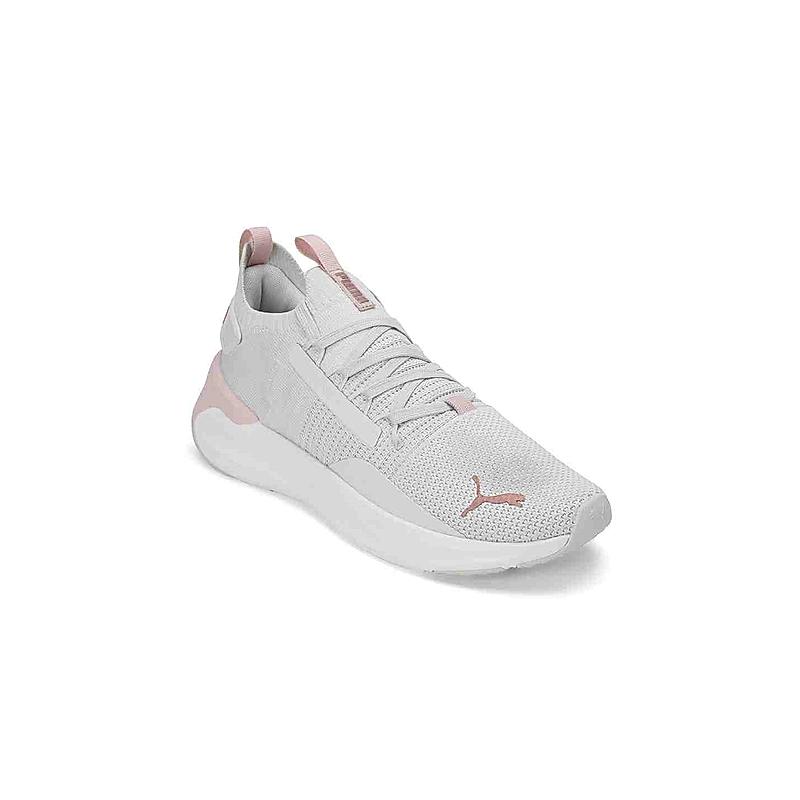 PUMA WOMEN GREY SOFTRIDE SYMMETRY FUZION WN'S SLIP ON SNEAKERS