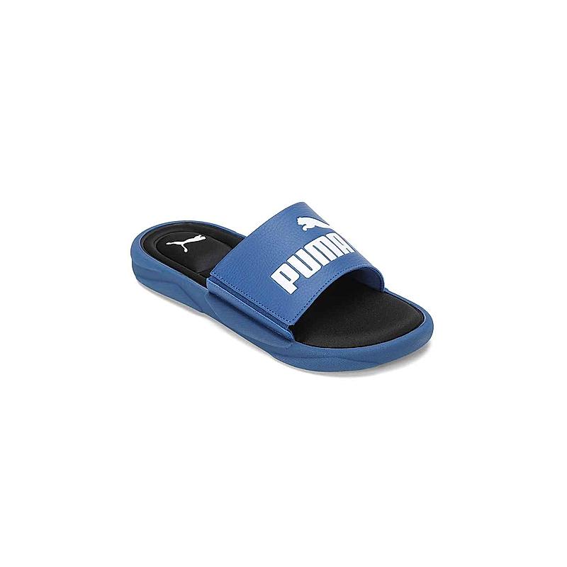 PUMA MEN BLUE ROYALCAT MEMORY FOAM SLIDERS