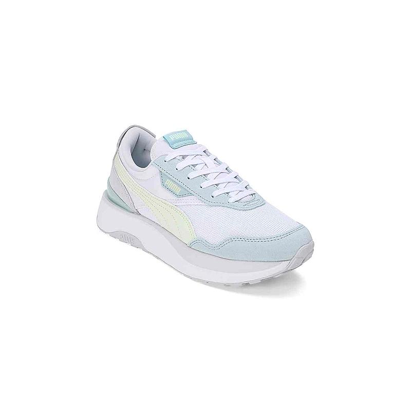 PUMA WOMEN SEA GREEN CRUISE RIDER SILK ROAD WNS V1 LACE UP SNEAKERS