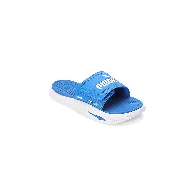 PUMA MEN BLUE SOFTRIDE 2.0 SLIDERS