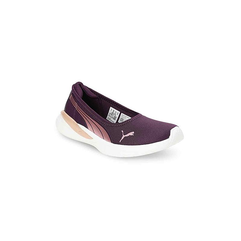 PUMA WOMEN PURPLE EVELYN SOFTRIDE BALLERINAS