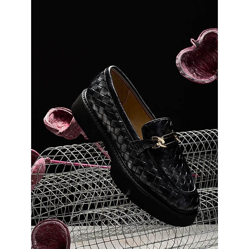 HEEL YOUR SOLE BLACK WOMEN AUTUMN LOAFERS