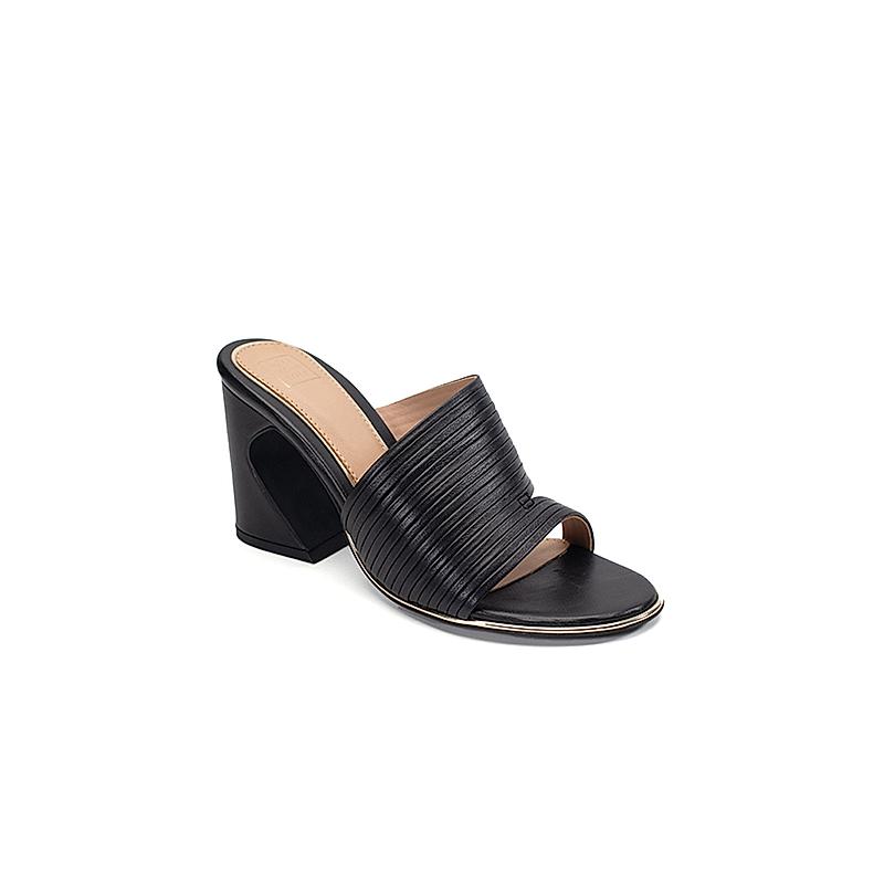 HEEL YOUR SOLE BLACK WOMEN KIKO BLOCK HEEL SANDALS