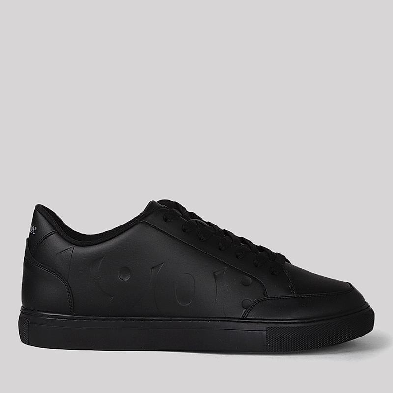 Lee Cooper Black Mens Lace Up Sneakers