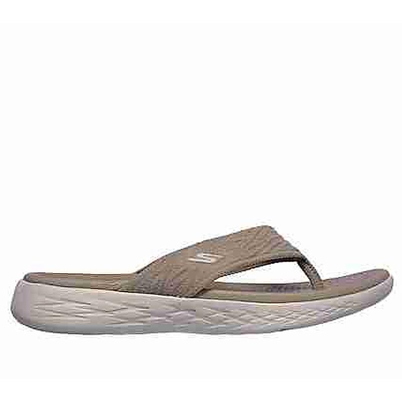 SKECHERS BEIGE WOMEN ON-THE-GO 600 - SUNNY FLIP FLOPS