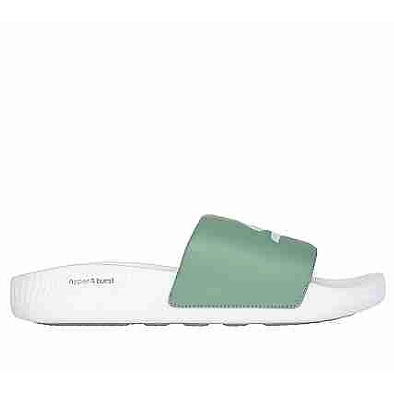 SKECHERS GREEN MEN HYPER SLIDE - DERIVER FLIP FLOPS