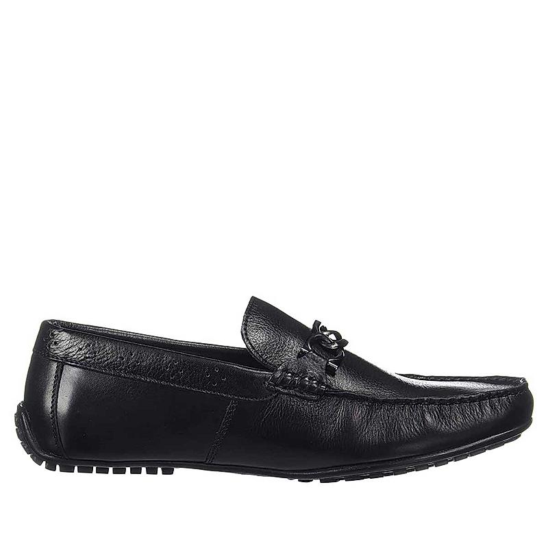 Lee Cooper Black Mens Leather Formal Shoe