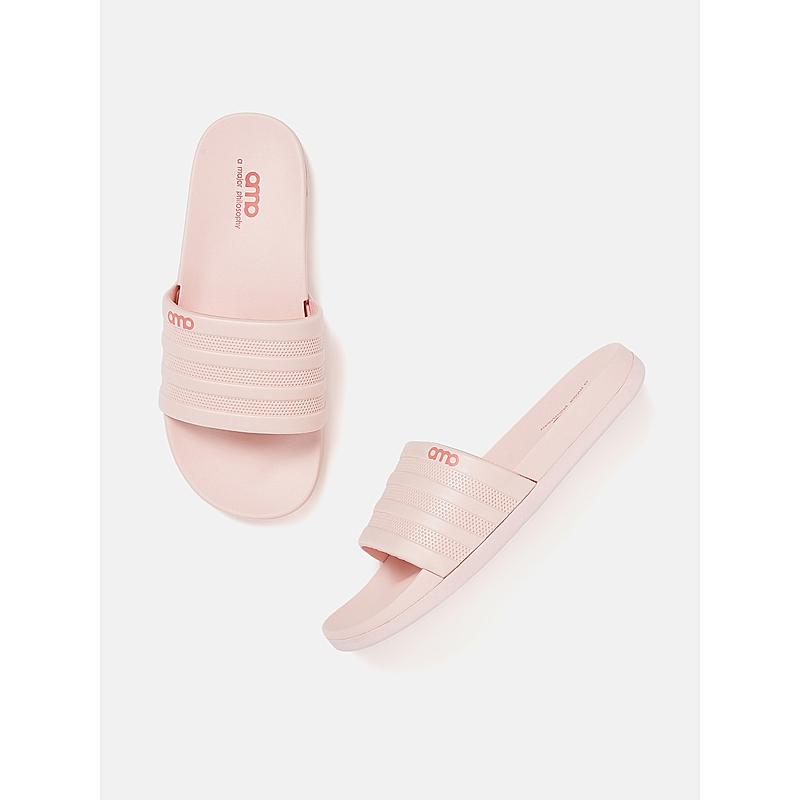 AMP PINK WOMEN SLIDERS