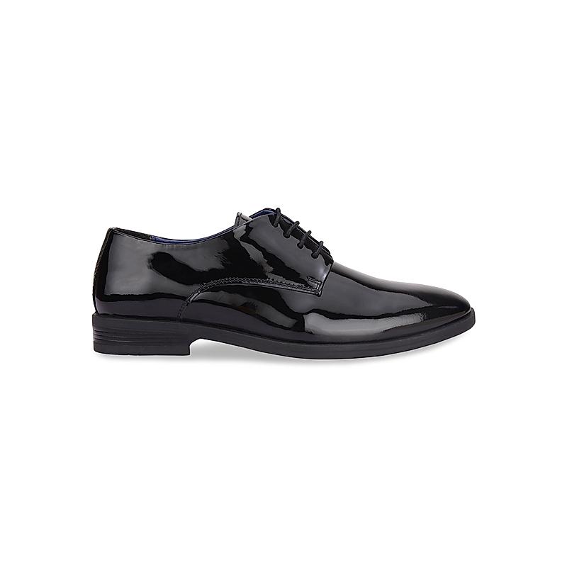 IMPERIO BY REGAL BLACK MEN PATENT LEATHER FORMAL LACE UPS