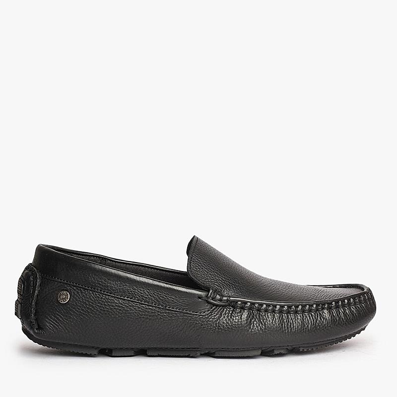 LEE COOPER BLACK MEN LEATHER LOAFERS