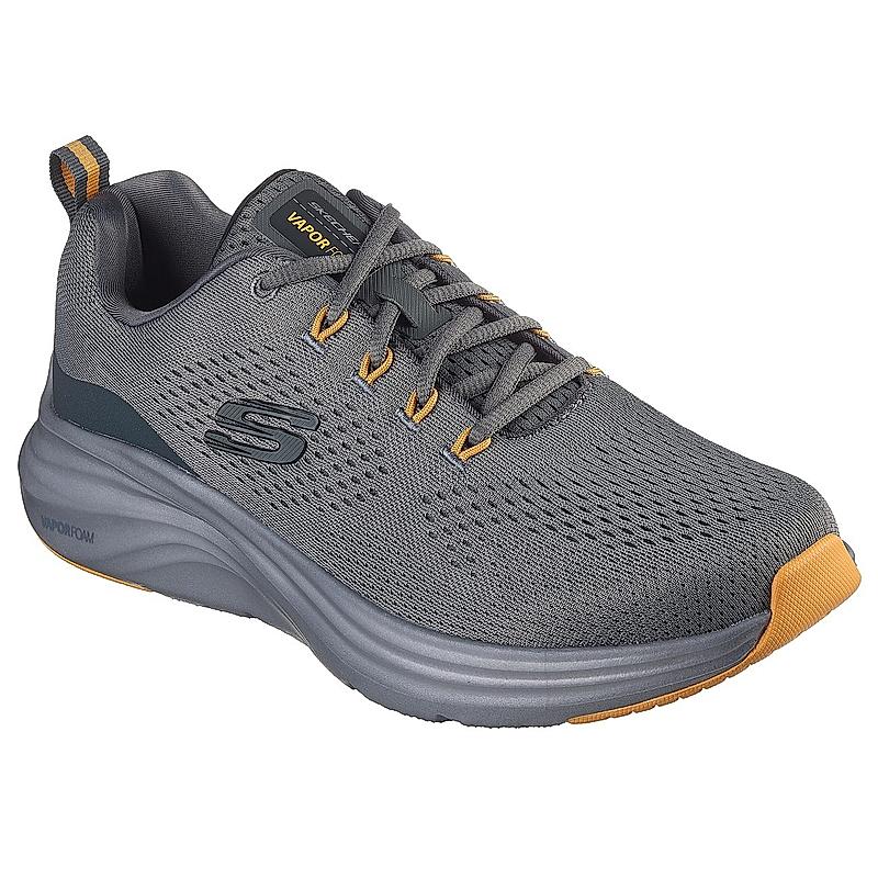 Skechers Grey Vapor Foam Lace Up Sneakers