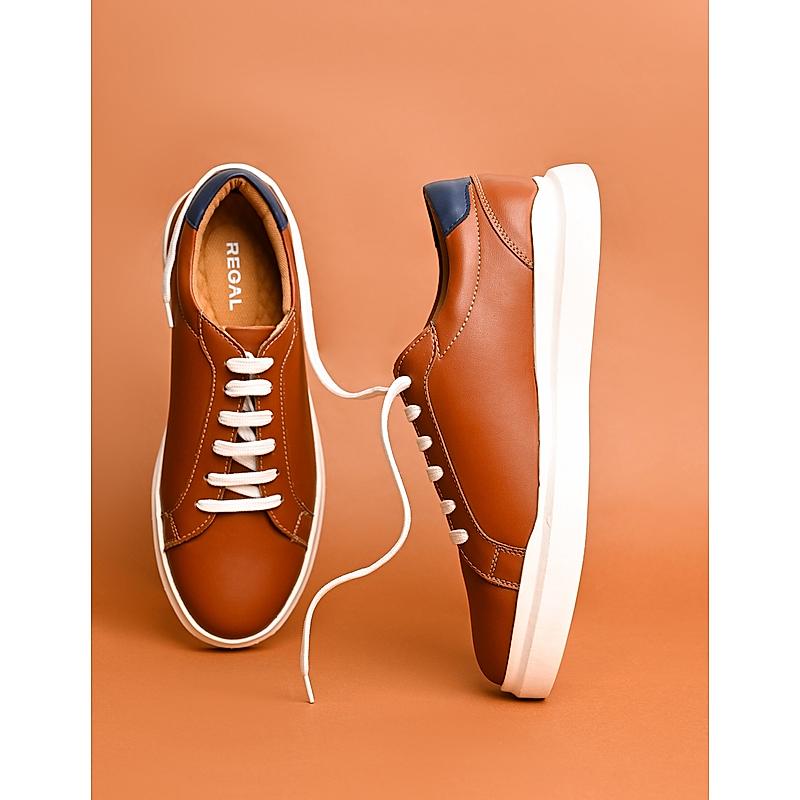 Regal Tan Men Sneakers