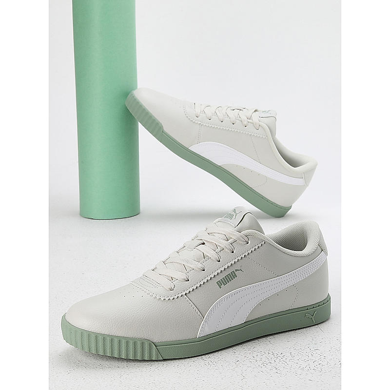 PUMA WOMEN GREY PROPELLA LACE-UP SNEAKERS