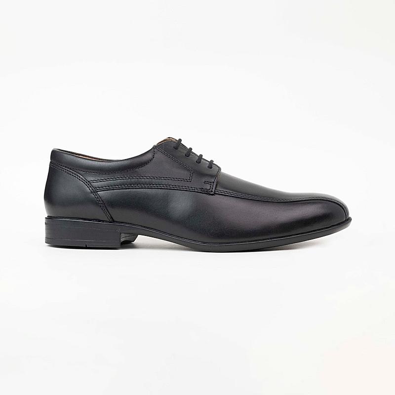 KETHINI BLACK MEN LEATHER FORMAL LACE UP SHOES