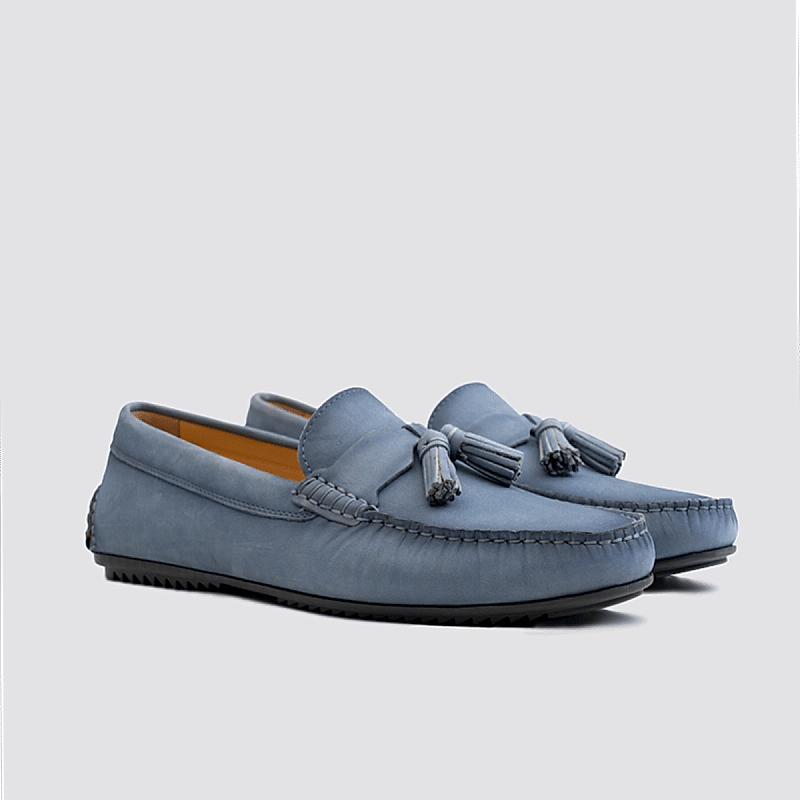 Language Blue Mens Cilton Leather Loafer