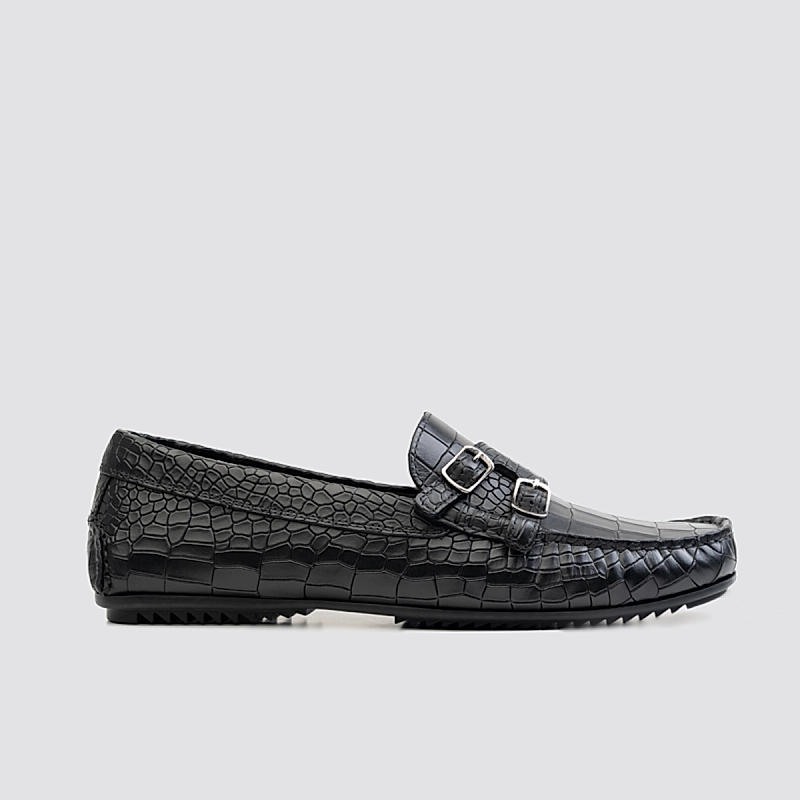 Language Black Mens Madden Leather Loafer