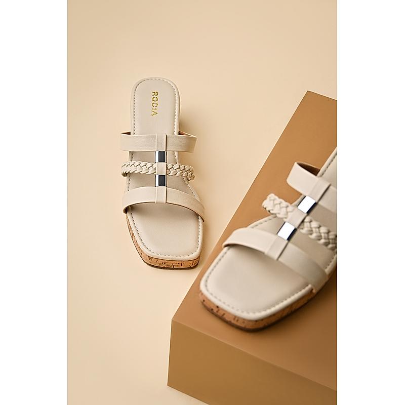 ROCIA Beige Women Casual Wedges