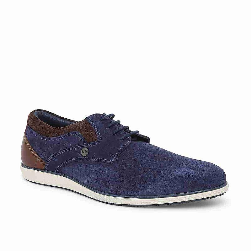 BUCKAROO NAVY MEN ELKE LACE-UP SNEAKERS