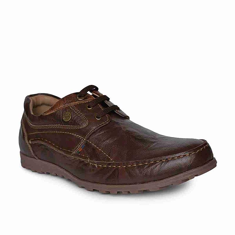 BUCKAROO BROWN MEN ATHENA CASUAL LACE-UP