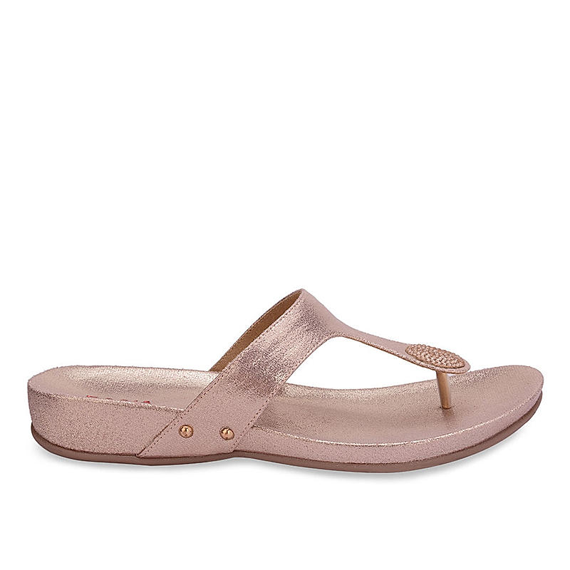 Rocia Rose Gold Women Embellished Flats