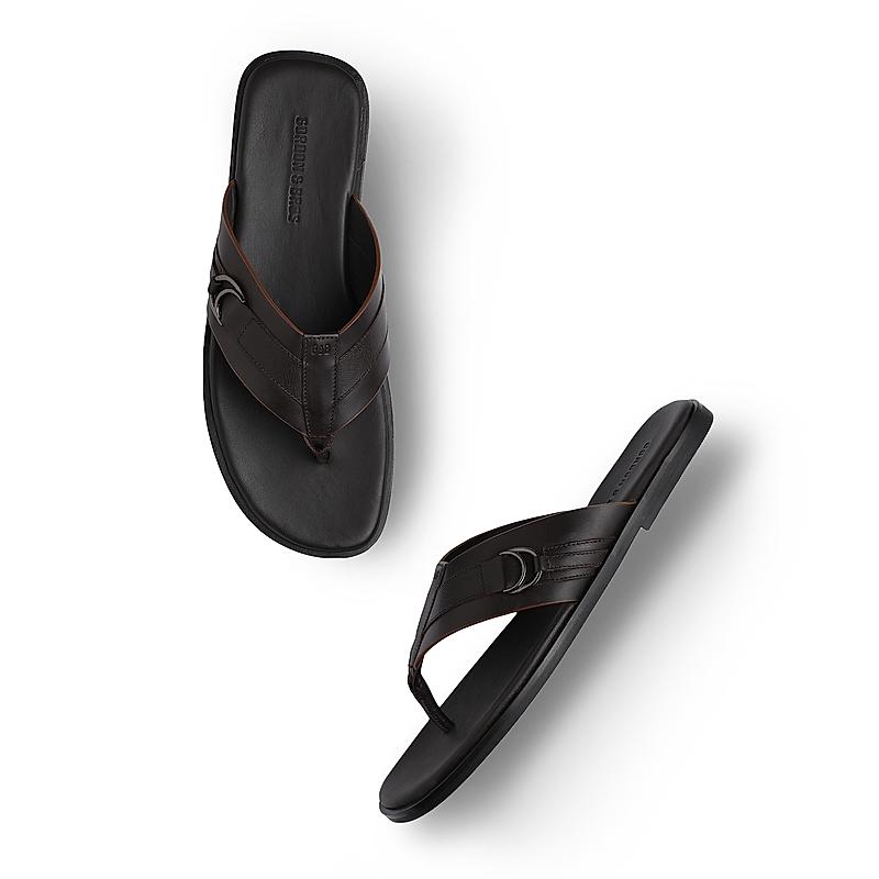 GORDON & BROS BROWN MEN SANDALS