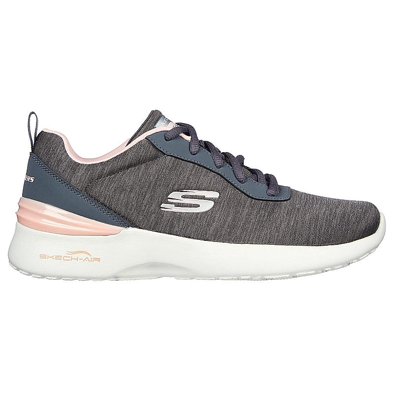 Skechers Charcoal Womens Skech Air Dynamight Pure Sere Sneakers