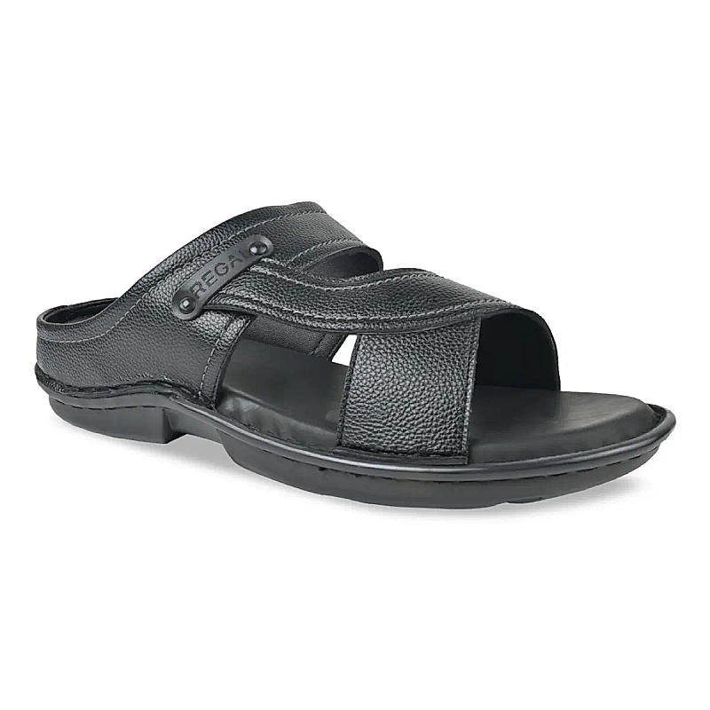 Regal Black Men Casual Sandals