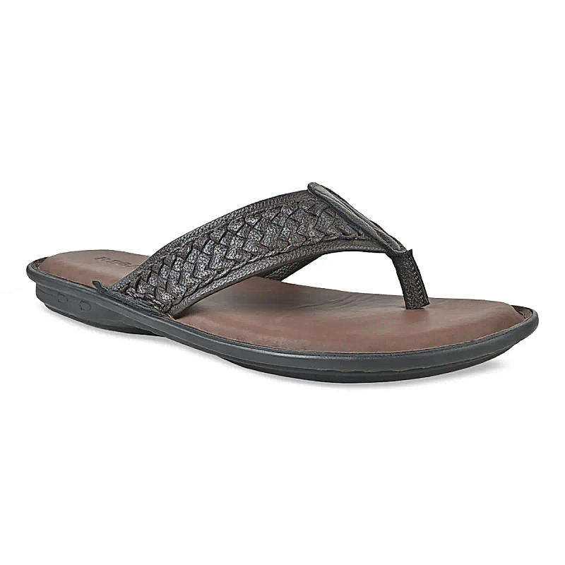 Regal Brown Men Casual Woven Sandals