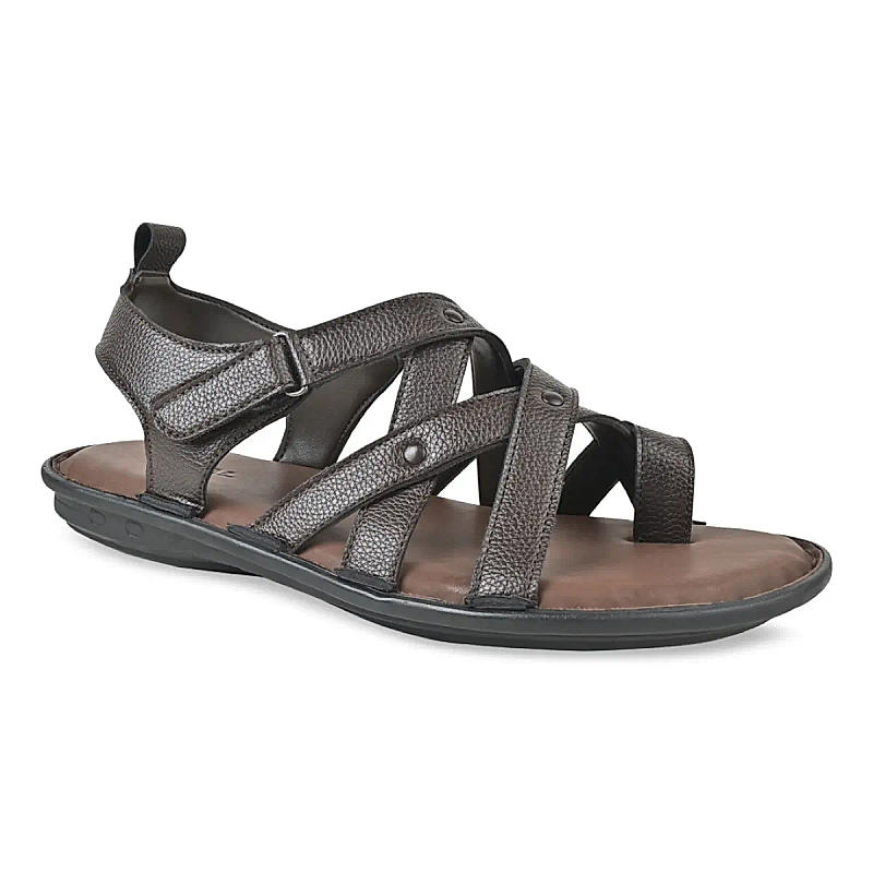 Regal Brown Men Strappy Casual Sandals