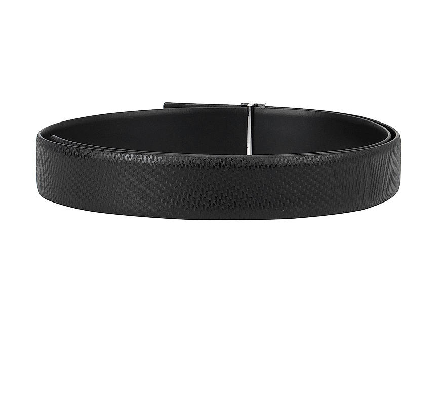 Black Fish Textured Men's Belt