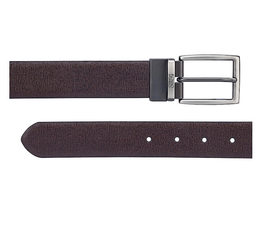 Brown Matrix Reverisble Men's Belt